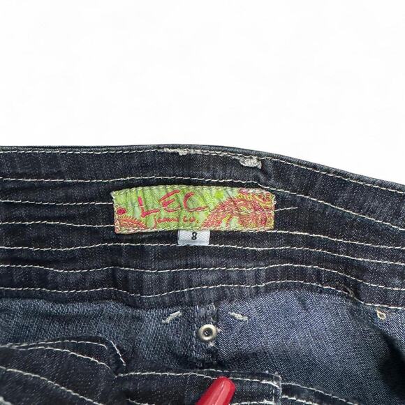 dark wash low rise jeans - Picture 5 of 5